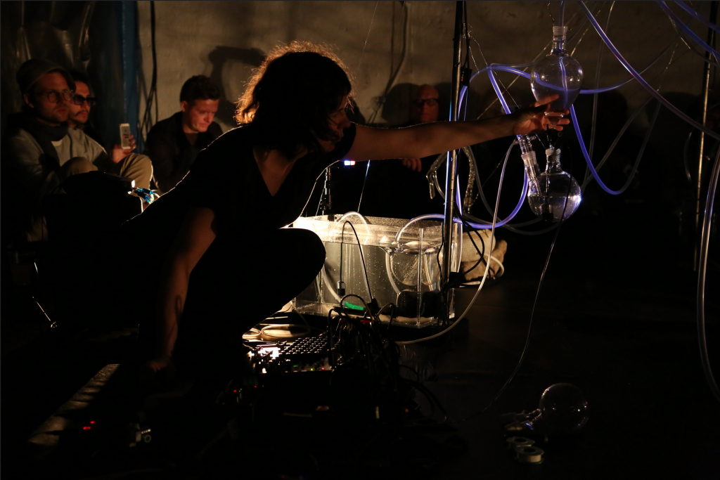 Composition with hydrophones, mixer & microcontact- Click Festival- Denmark