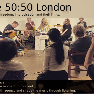 Ensemble 50:50 image, taken at the Hundred Years Gallery