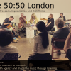 Ensemble 50:50 image, taken at the Hundred Years Gallery